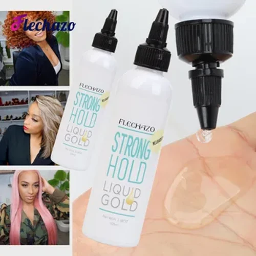 Liimaton Peruukki Asenna Liima Great Hold Liquid Gold 100ml Dry Quick Lace Peruukki Liima Hiussidos Liimageeli Peruukkikorkkiin Ei jäämiä