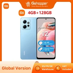 Xiaomi Redmi Note 12 4G Smartphone Global Version 6.67" 120Hz AMOLED Display 50MP Camera 33W Fast Charging 5000mAh battery