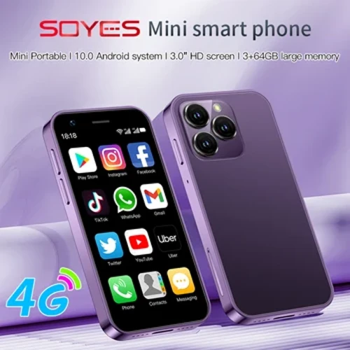 SOYES XS16/XS15 Mini Android nutitelefon 3G/4G võrk 2GB RAM 16GB ROM 3" ekraan 5MP kaamera Kahe SIM-iga Play Store WhatsAPPiga