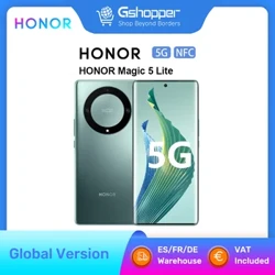 Global Version HONOR Magic 5 Lite 5G Smartphone HONOR X9a 6.67 inch 120Hz AMOLED Display 64MP Camera 5100mAh 40W Mobile Phones