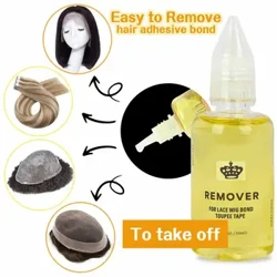 ʻO ka Līpiʻi Hoʻopaʻa lauoho Lace Glue a me ka wehe ʻana no nā wigs Super Hold Hair Bonding Glue Adhesive for Lace Wigs Lace Glue