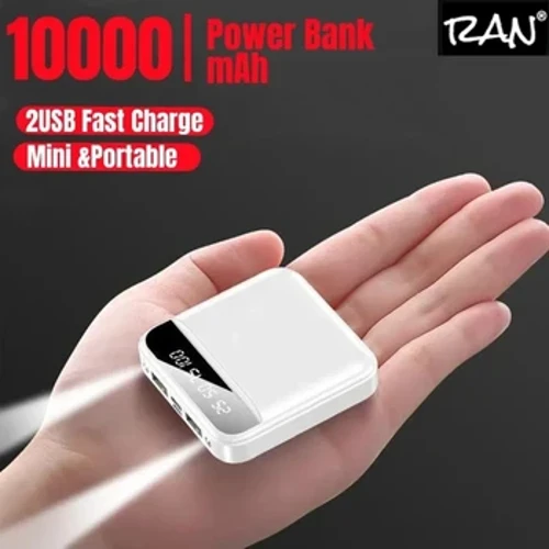 Mini 20000mAh Power Bank to-vejs hurtig opladning ekstern oplader Digital skærm Bærbar eksternt batteri LED til Xiaomi iPhone