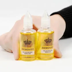 Remover per colla per parrucca da 30 ml per parrucca in pizzo/toupee/chiusura/nastro estensione trasmandante trasparente per la golla liquida gialla adesiva