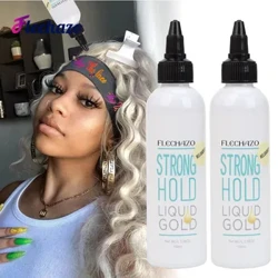 Strong Hold Liquid Gold Clear Lace Melt Wig I-install ang Glue Dry Fast Hair Adhesive Gel Edge Control Bonding Glue Beginner Friendly