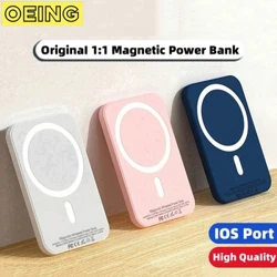 Încărcător portabil fără fir, 10000mAh, original 1:1 Power Bank magnetic pentru iPhone 15 14 13 12 11 Pro Max baterie auxiliară externă