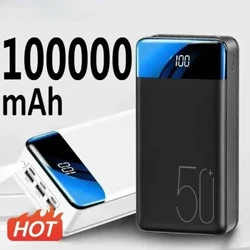 200000mAh Stor kapacitet Power Bank Mobiltelefon Superhurtig opladning Mobil Power Tablet Mobilcomputer Ekstern strømforsyning