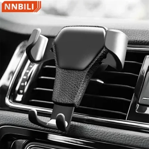 Universal Gravity Auto Phone Holder Car Air Vent Clip Mount Mobile Phone Holder Cell Phone Stand Dhukungan Kanggo iPhone Kanggo Samsung