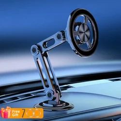McGiLLon Magsafe 720 soporte magnético de teléfono de coche giratorio de Metal soporte plegable para teléfono soporte magnético de ventilación de aire soporte GPS para todos los teléfonos