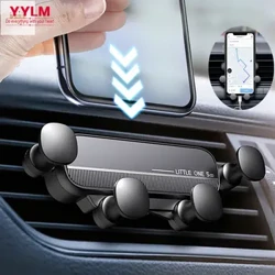 ʻO Gravity Car Phone Holder Air Vent Mount Cell Phone Paʻa i ke kaʻa Mobile Kākoʻo no iPhone 13 12 Xiaomi Universal GPS Stand