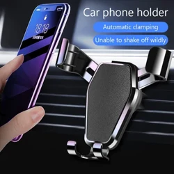 Gravity Bilhållare Auto Air Vent Mount Clip Bracket Cell Hållare Ingen Magnetisk GPS Mobiltelefon Ställ för IPhone 14 Xiaomi Samsung
