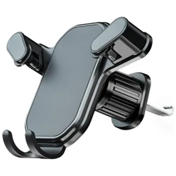 2023 ใหม่แรงโน้มถ่วงผู้ถือโทรศัพท์ Vent Air Hook โทรศัพท์ Mount 360 องศาหมุนผู้ถือโทรศัพท์สมาร์ทสำหรับรถ one-Hand Placement