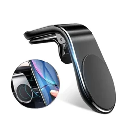 Magnetisk biltelefonhållare GPS-fäste Hållare Luftventil Clip 360 Metall Magnet Telefonställ för iPhone 12 11 pro Huawei Xiaomi