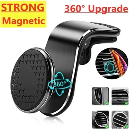 Magnetic Car Phone Holder Stand Air Vent Magnet Car Mount GPS Smartphone Mobile Support Sa Bracket ng Kotse para sa iPhone Samsung Xiaomi