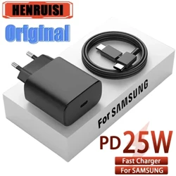 Ban Đầu PD 25W USB C Sạc Nhanh Quick Charge 3.0 Sạc Siêu Nhanh Với Loại C Dành Cho Samsung Galaxy Samsung Galaxy S23 S22 S21Ultra Note 20