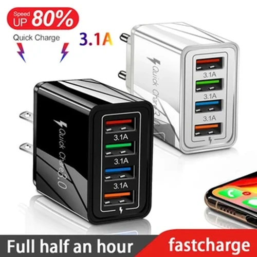 Mo le iPhone 14 USB Charger Totogi vave 3.0 Mo Samsung Xiaomi mi Tablets Feʻaveaʻi Telefoni Feʻaveaʻi Suʻega Suʻega EU/US Plug Fast Charging