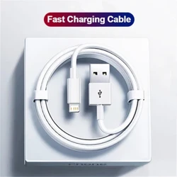 Cable USB de carga rápida de 1m, 2m, 3m, 5m para iPhone XR X XS 11 12 13 Pro Max 6 6S 7 8 14 Plus SE 5S Cable de carga rápida Cable de datos USB