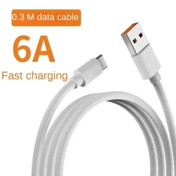 Snabbladdning Usb Typ C 66W 6A Supersnabb laddningskabel Datasladd Mobilladdare USB C-kabeltillbehör