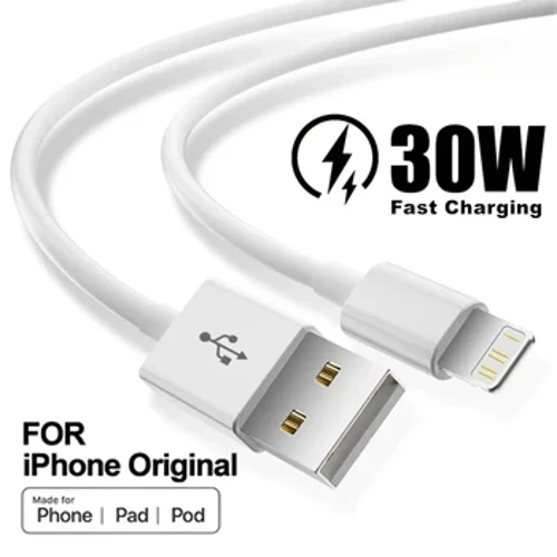 Chính Hãng 30W PD Sạc Nhanh Cáp USB iPhone 15 14 Plus 11 12 13 Pro XS Max 6 7 8 X XR USB PD Cáp Sạc Đồng Bộ Dữ Liệu Dây