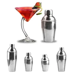 250/350/550/750 ml Cocktailshaker i rustfrit stål 1 PC Barware Boston Martini Cocktailvinmixer Festbarværktøj