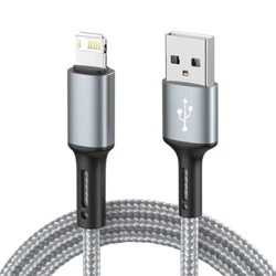 Câble USB 3A pour iPhone 14 13 12 11 Pro Max X XR 6s 7 8 Plus, 2m 3m, cordon de charge rapide pour téléphone portable, fil de chargeur de données