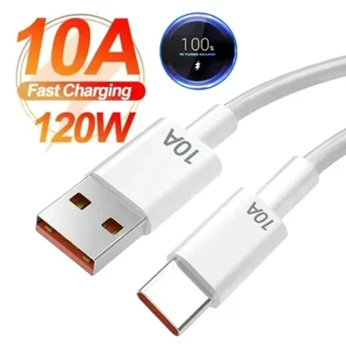 10A 120W Tipo C Cabo USB Super Fast Charge Cabo para Huawei Mate 50 Xiaomi Redmi Honra Quick Turbo Charge USB C Cabo de dados de cabos