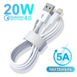 Cábla USB PD 20W Do Apple iPhone 14 13 11 12 Pro Max 7 8 Plus XS X Muirearú Tapa Le haghaidh Charger Fón iPad Dáta Cábla Gabhálais