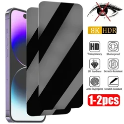 1-2PCS Anti-Spy stikls iPhone 15 14 13 12 11 Pro Max Mini X XS XR 7 8 6 PlusPrivacy ekrāna aizsargs iPhone SE 2020 2022.