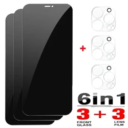 8K privātuma ekrāna aizsargplēve iPhone 13 11 12 14 Pro Max 15 Plus kameras objektīva aizsargstikla plēve iPhone 15 PRO XS MAX XR