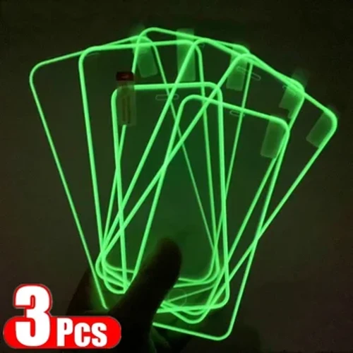 IPhone 12 Pro Pro 12 Mini XR X XS IPhone 13 Pro MAX 7 8 Plus üçin 1-3Pcs ýagty ekran goragçylary