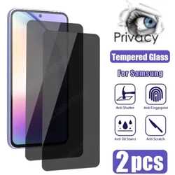 Kioo cha Faragha cha 2PCS cha Samsung A12 A71 A52 A50 A31 A70 A51 A72 Kinga Kinga ya Skrini ya Kuzuia Upelelezi kwa Samsung A13 A23 A32 A33 A22 A53 5G