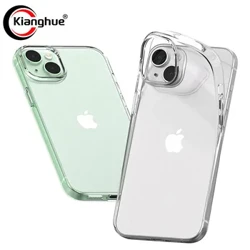 Şeffaf Silikon Yumuşak Kılıf iPhone 15 14 Artı 13 12 Mini 11 Pro Max Temizle Ultra Ince Arka Kapak 11 12 13 14 15 Pro Max