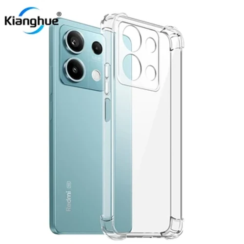 Shockproof Silicone Case untuk Xiaomi Redmi Note 13 12 12S 12T 11 11T 11S 10 10S Pro Plus Pro + 4G 5G Clear Soft Ultra Tipis Shell