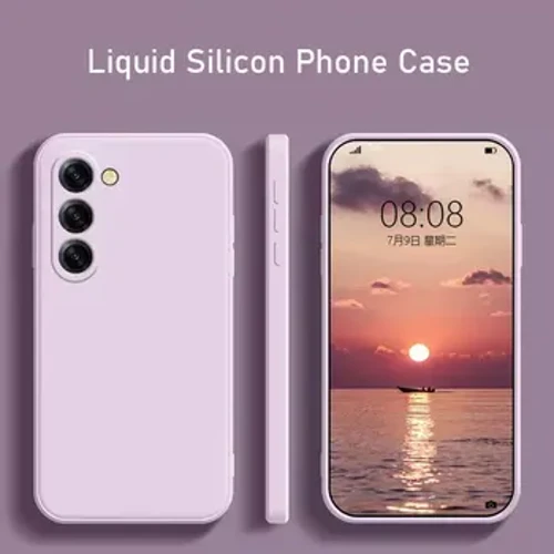 Chính Thức Silicon Ốp Lưng Điện Thoại Samsung Galaxy S24 S23 S22 S21 S20 Ultra FE Plus A14 A54 A34 A05 A15 ốp Lưng Chống Sốc Funda