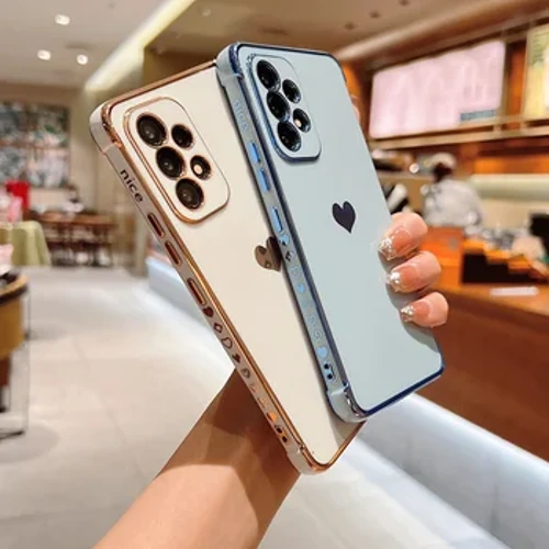 Amor coração lado padrão caso de telefone para samsung galaxy a12 m12 a13 a13lie a04s a14 a15 a23 a24 a33 a34 a52 a53 a54 4g 5g capa