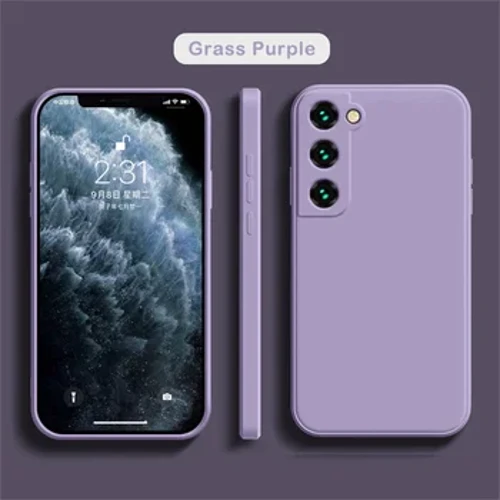 Capa de silicone líquido quadrado para samsung galaxy note 10 20 plus uitra s20 fe s21fe s21 s22 s23 plus uitra a52 a71 a51 a72 coque
