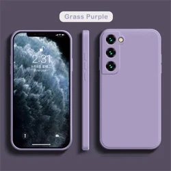 Firkantet flydende silikonetui til Samsung Galaxy Note 10 20 Plus UItra S20 FE S21FE S21 S22 S23 Plus Uitra A52 A71 A51 A72 Coque