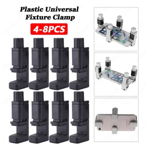 4/8PCS Deiliad Clamp Gosodiadau Cyffredinol Offeryn Atgyweirio Ffôn Symudol Addasadwy Offeryn Trwsio Sgrin Arddangos LCD Clymu Gosod Clip Offer Tabled
