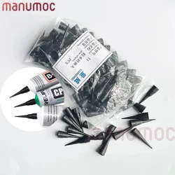 100pcs LIANGWEI T1 Addasydd Gludwch Gludiwr Dispenser Gludiog Nodwyddau Offer Trwsio Ffôn