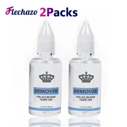 Lace Glue Remover 2Packs Tape In Extension Adhesive Remover Hair Bone Glue Remover Oil Hitro delujoč lasni podaljški Odstranjevalec lepila