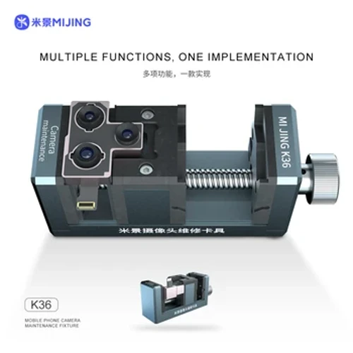 O le MiJing K36 Meapue Toe Fa'aleleia Meapu'e e Fa'aaogaina mo le Telefoni Fe'avea'i Meapu'e Fa'amama ma Uila Toe Fa'alelei le tele-angle Fixture Fixture Tool.