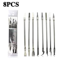8 Pcs CPU IC Lem Remover Ponsel Alat Perbaikan C Chip Perbaikan Pisau Tipis Pembajakan Perbaikan Tangan Alat untuk Ponsel Komputer