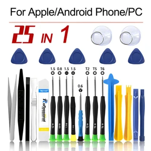 Chuyên Nghiệp 25 Trong 1 Bộ Dụng Cụ Sửa Chữa Cho Điện Thoại Di Động iPhone Tua Vít Dụng Cụ Dành Cho Samsung Xiaomi iPad PC Tháo Rời bộ Dụng Cụ Cầm Tay