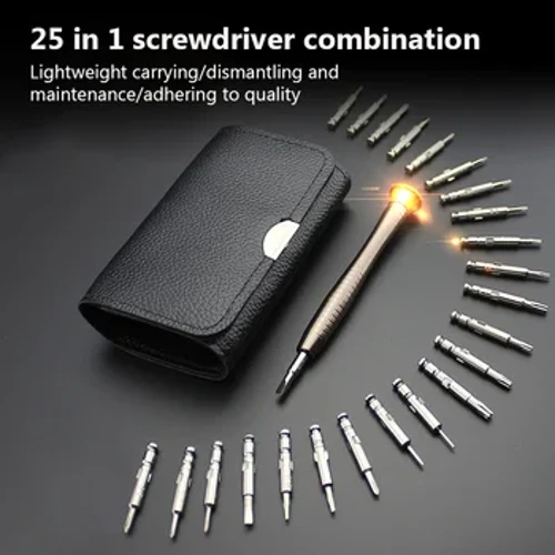 Set de șurubelnițe Torx 25 în 1 Set de instrumente de reparare a deschiderii multifuncționale Șurubelnițe de precizie pentru telefoane Tablet PC Instrumente de mână