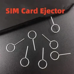 20/50 / 100pcs Sim karta lýuboý jübi telefony üçin aýyrmak guraly iňňäni açýan elektor