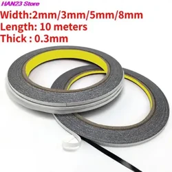 1PC 10m หนา 0.3 มม.สติกเกอร์กาวสองด้านเทป Fix สำหรับโทรศัพท์มือถือ Touch หน้าจอ LCD ซ่อมโทรศัพท์มือถือเทป