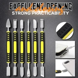 Ikhithi Yethuluzi Lokulungisa I-6PCS Metal Crowbar Prying Opening For Mobile Notebook Amasethi Amathuluzi Esandla Sasekhaya We-Dual Heads Metal Spudger Home.