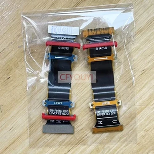 Cebl cysylltiad LCD fflecs Ar gyfer Samsung Galaxy Z Fold3 SM-F926 F926 1 Pâr o Siafft Cylchdroi Gwreiddiol Cebl Flex