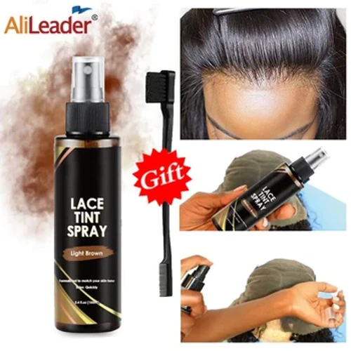 100Ml Lace Tint Spray Parūka Mežģīņu Adhesive Link Mousse Adhesive Mežģīņu līme Mežģīņu Parūkas Spray Bond Glue Toupee Lace Tint Spray Parūkām