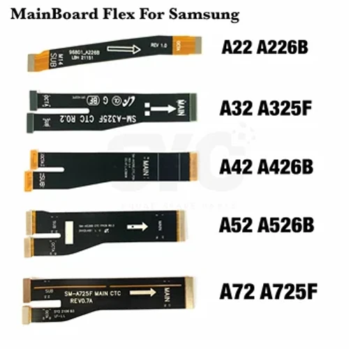 Main Motherboard Flex Cable For Samsung A32 A325 A42 A426 A52 A526 A22 4G 5G A225F A72 A725 Mainboard Flex Replacement parts