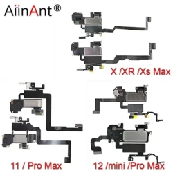 “AiinAnt” gürleýjisi “iPhone X Xs 11 12 Pro Max XR” ýakynlyk datçigi Ses nauşnigi gürleýjisi Flex kabel telefon bölekleri